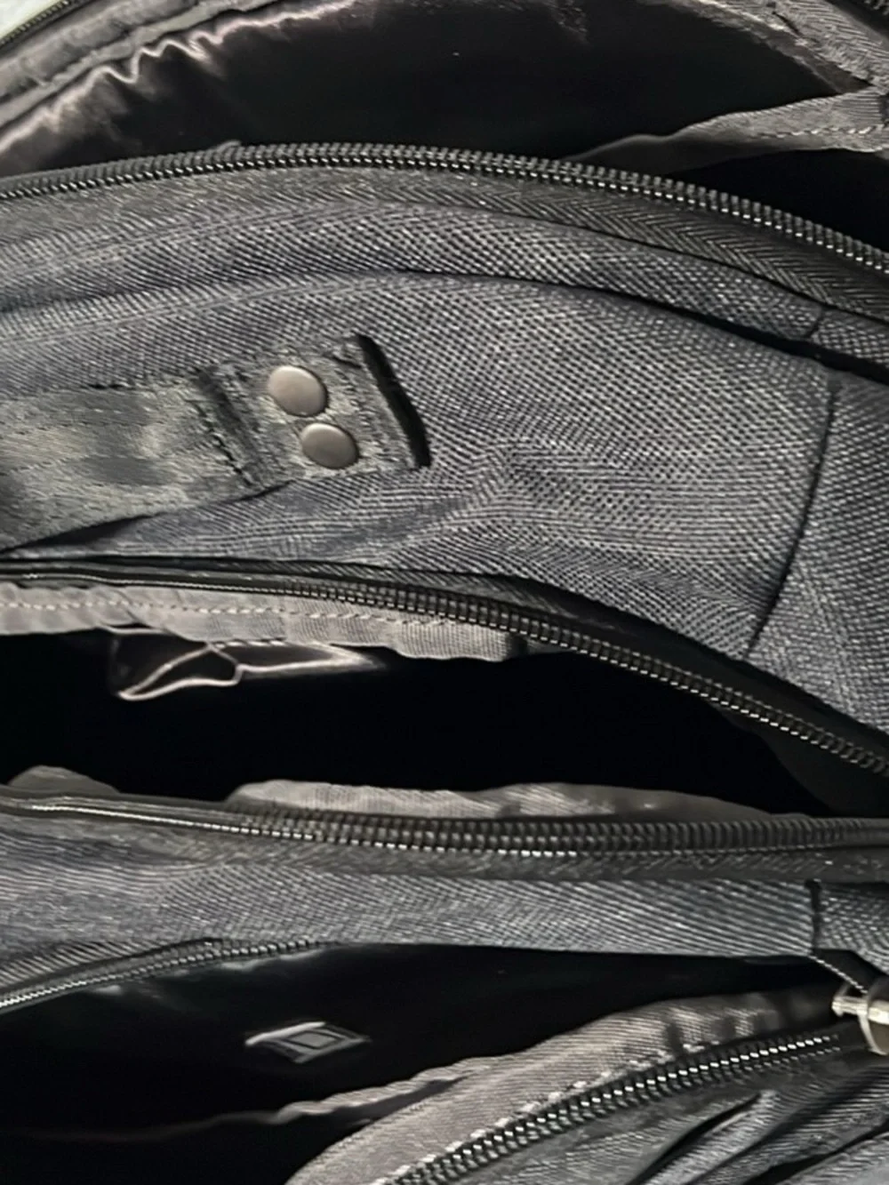Epson Charcoal Gray Men's Backpack with Button Accent